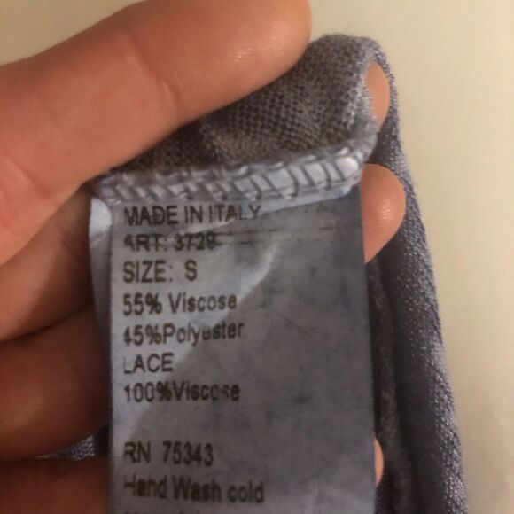 💕5️⃣Elena baldi cardigan with crochet hems size small - Picture 4 of 5